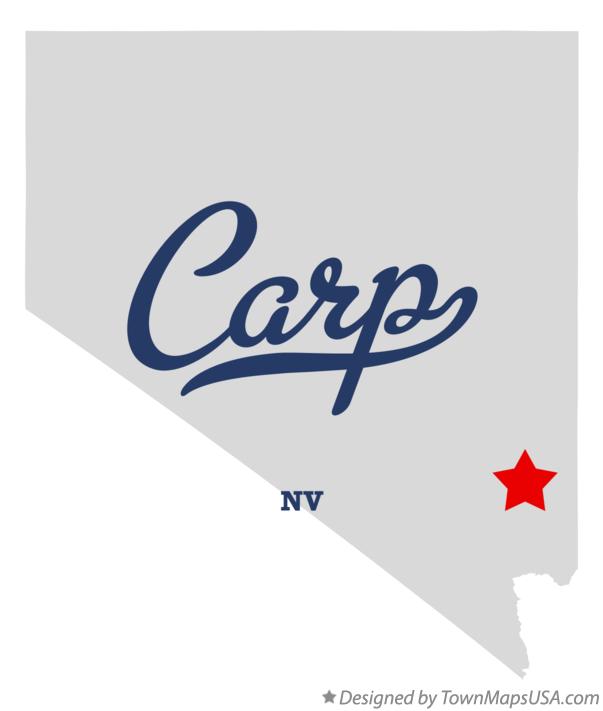 Map of Carp Nevada NV