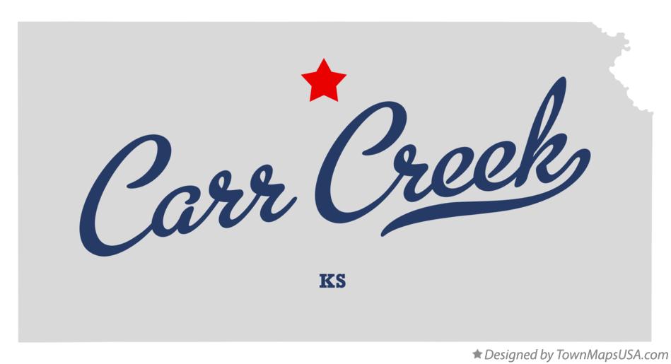 Map of Carr Creek Kansas KS
