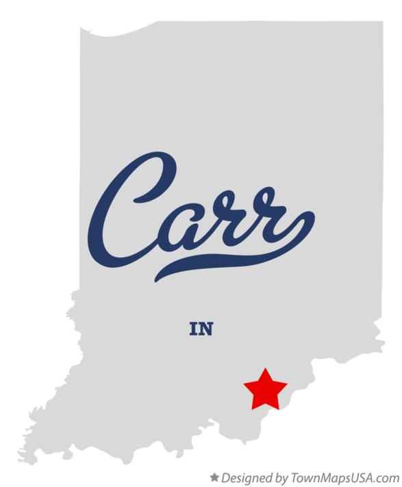 Map of Carr Indiana IN