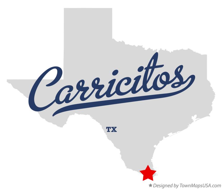 Map of Carricitos Texas TX