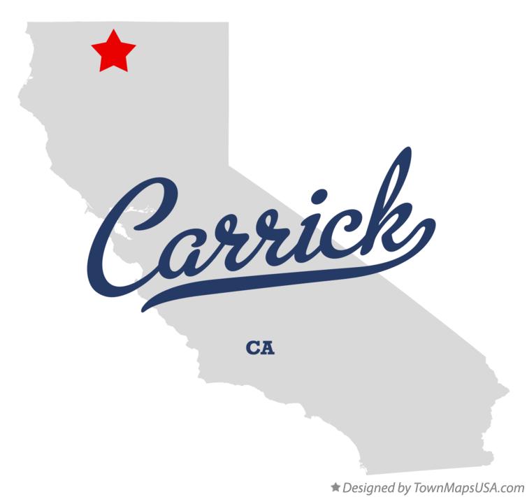 Map of Carrick California CA