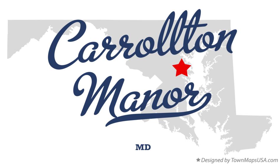 Map of Carrollton Manor Maryland MD