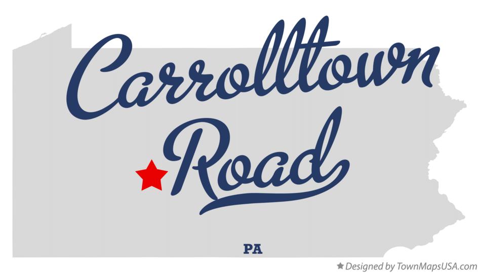 Map of Carrolltown Road Pennsylvania PA