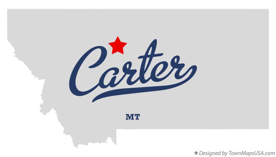 Map of Carter Montana MT