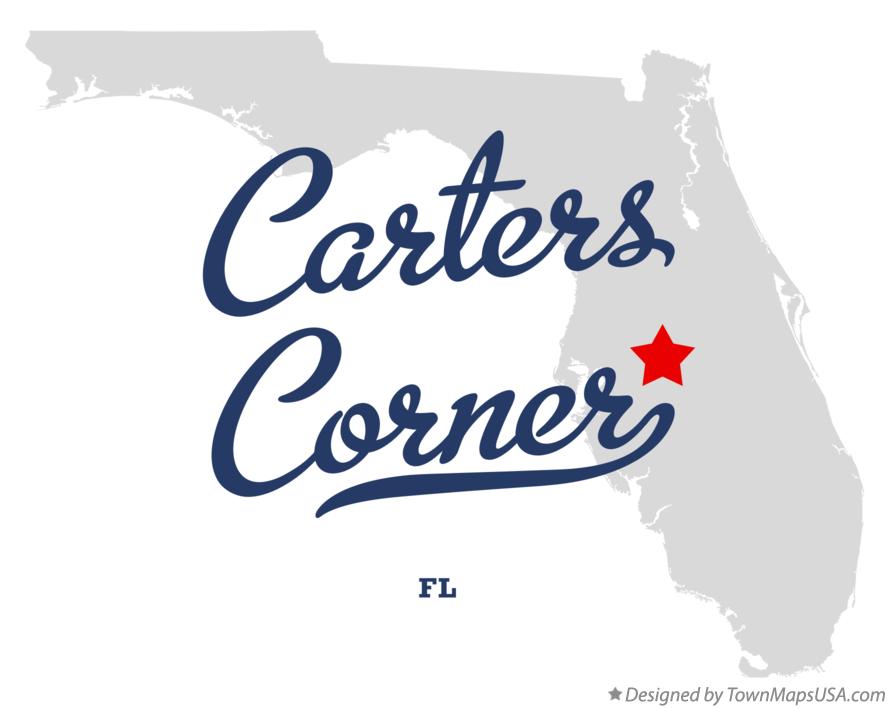 Map of Carters Corner Florida FL