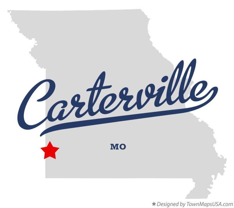 Map of Carterville Missouri MO