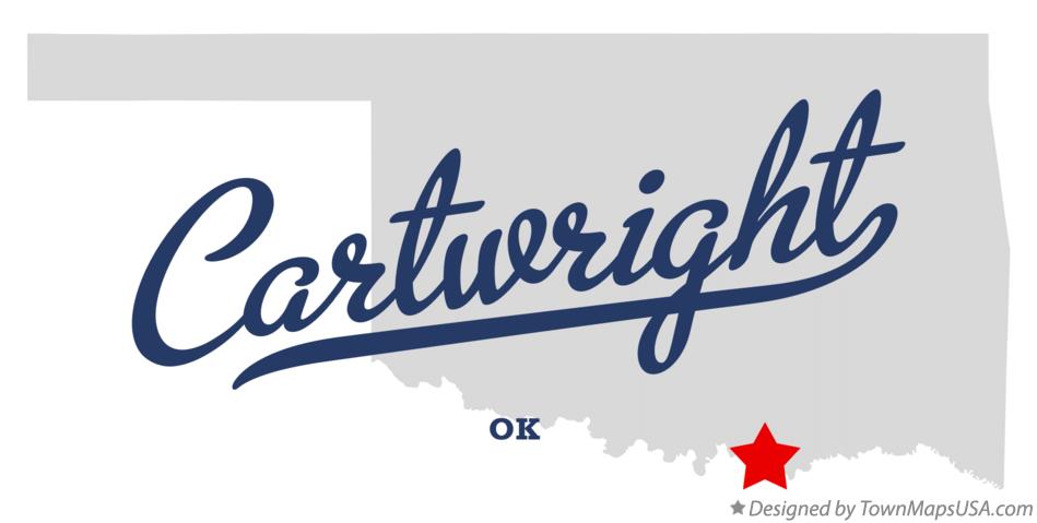 Map of Cartwright Oklahoma OK