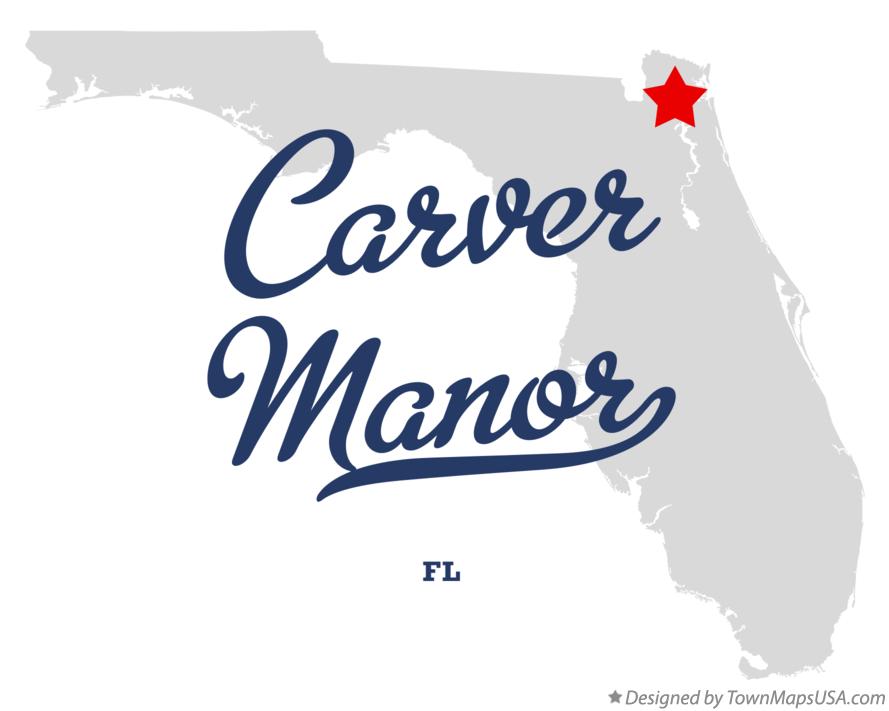 Map of Carver Manor Florida FL