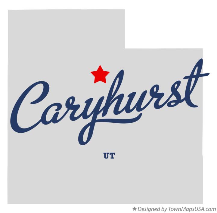 Map of Caryhurst Utah UT