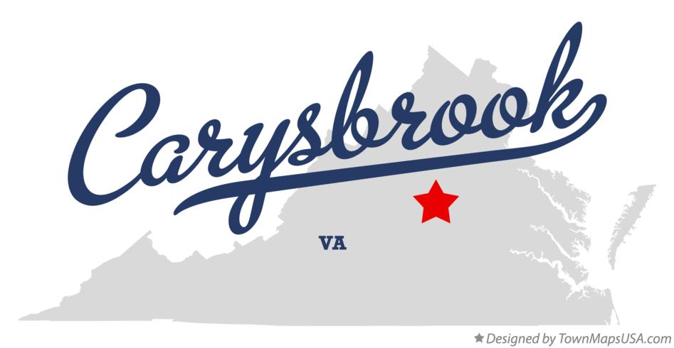 Map of Carysbrook Virginia VA