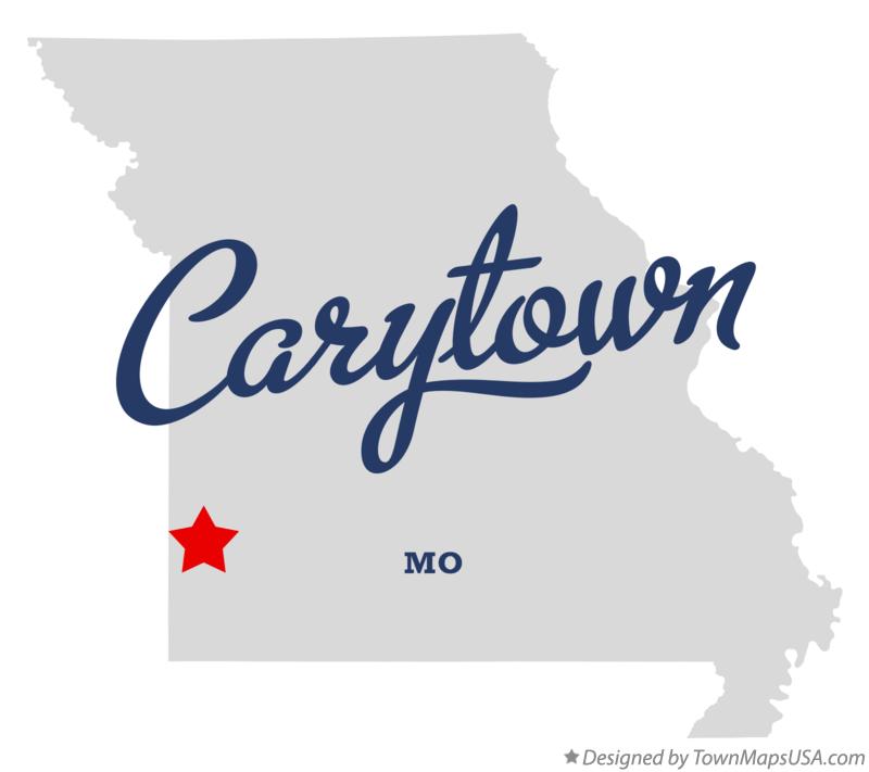 Map of Carytown Missouri MO