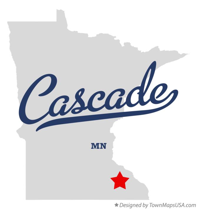 Map of Cascade Minnesota MN