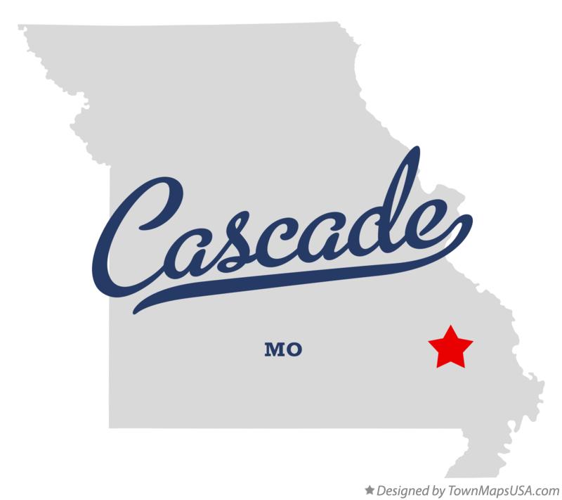 Map of Cascade Missouri MO