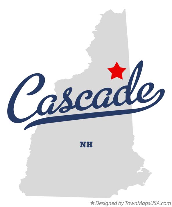 Map of Cascade New Hampshire NH