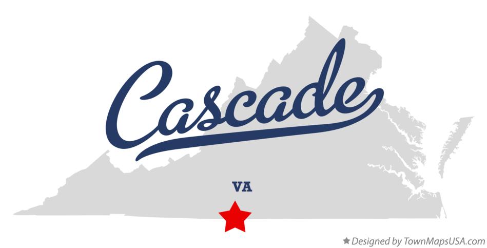 Map of Cascade Virginia VA