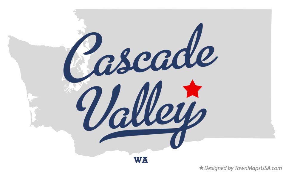 Map of Cascade Valley Washington WA