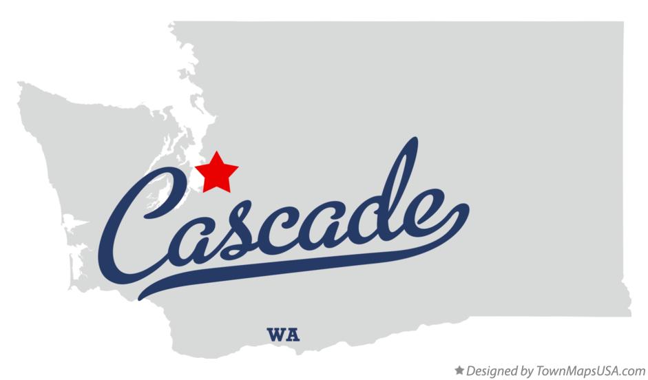 Map of Cascade Washington WA
