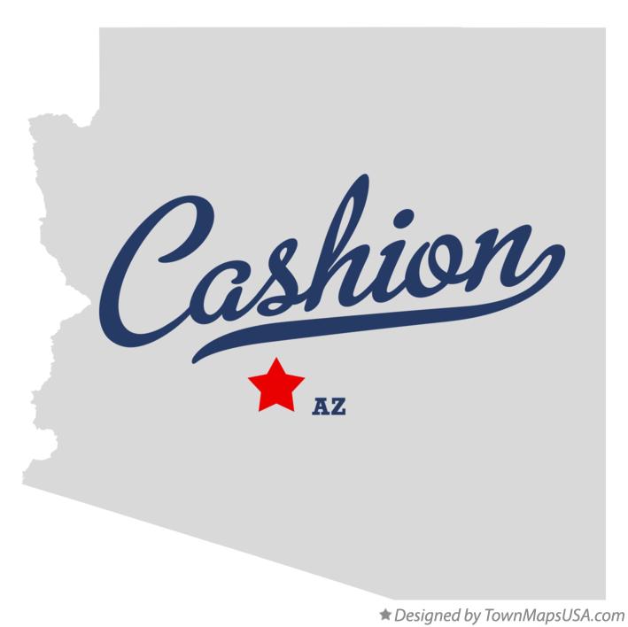 Map of Cashion Arizona AZ