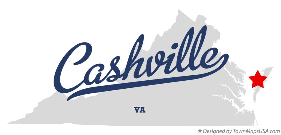 Map of Cashville Virginia VA