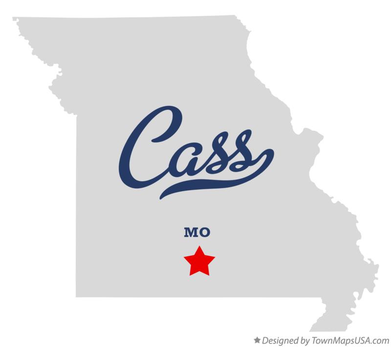 Map of Cass Missouri MO
