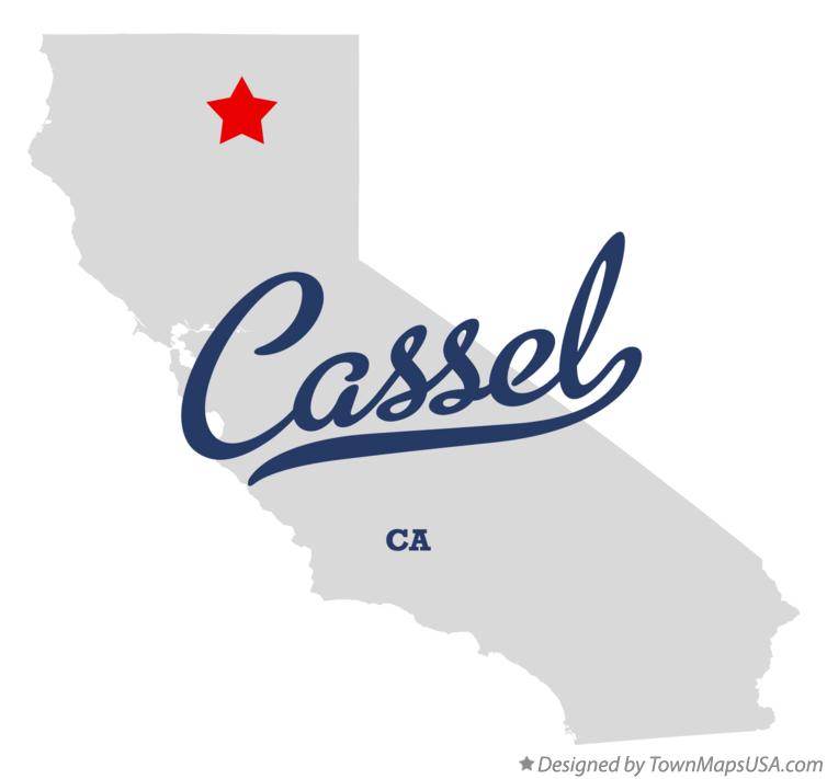 Map of Cassel California CA