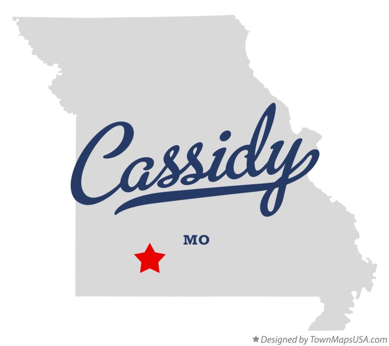 Map of Cassidy Missouri MO
