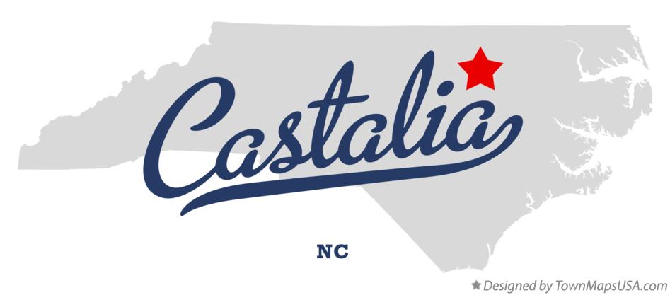 Map of Castalia North Carolina NC