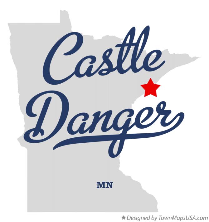 Map of Castle Danger Minnesota MN