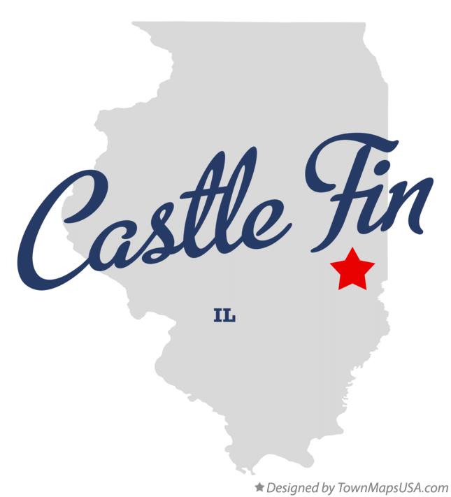 Map of Castle Fin Illinois IL
