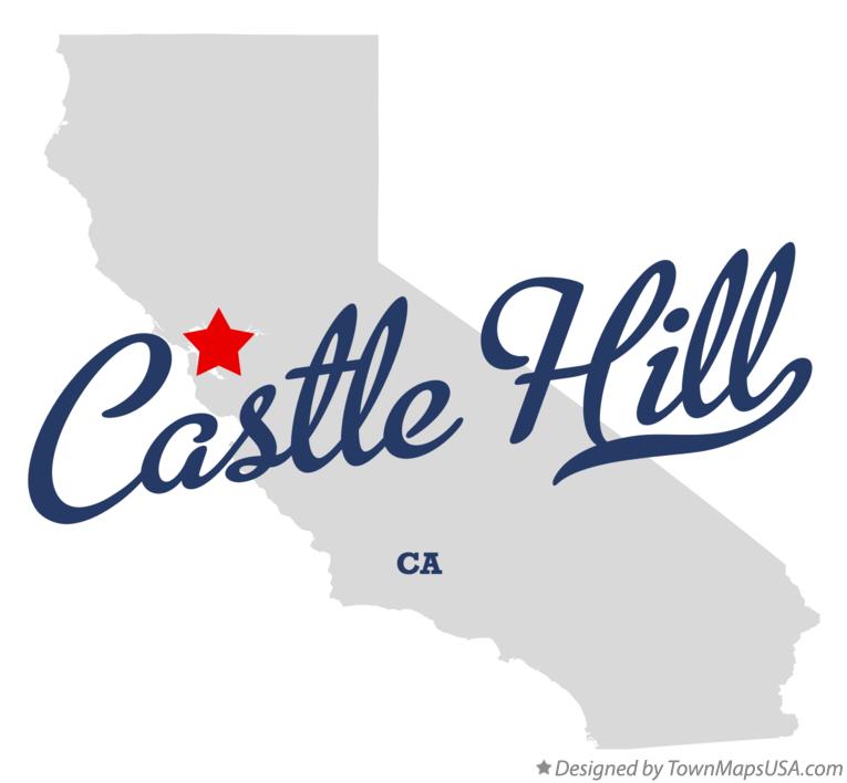 Map of Castle Hill California CA