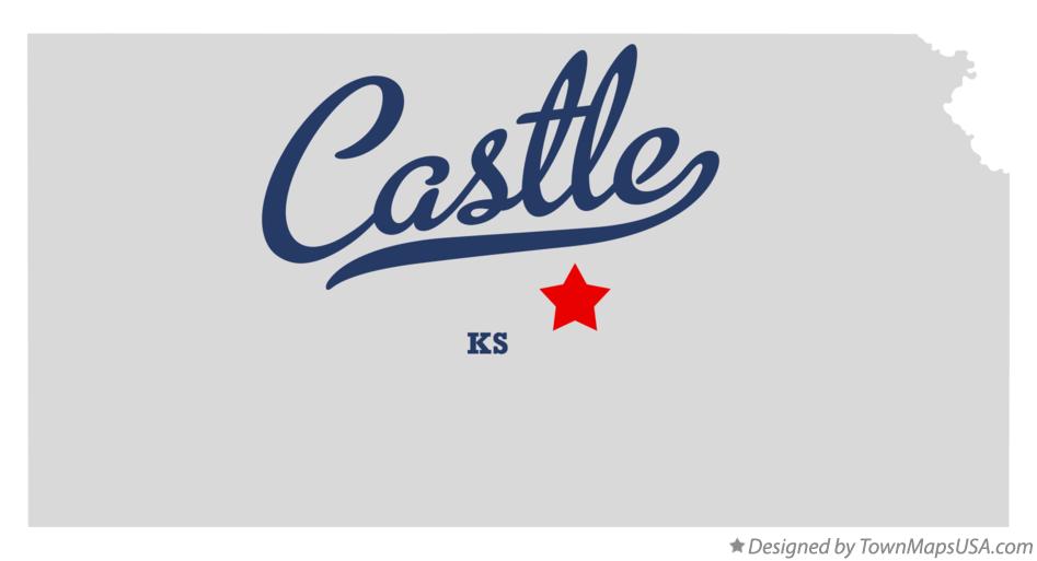Map of Castle Kansas KS