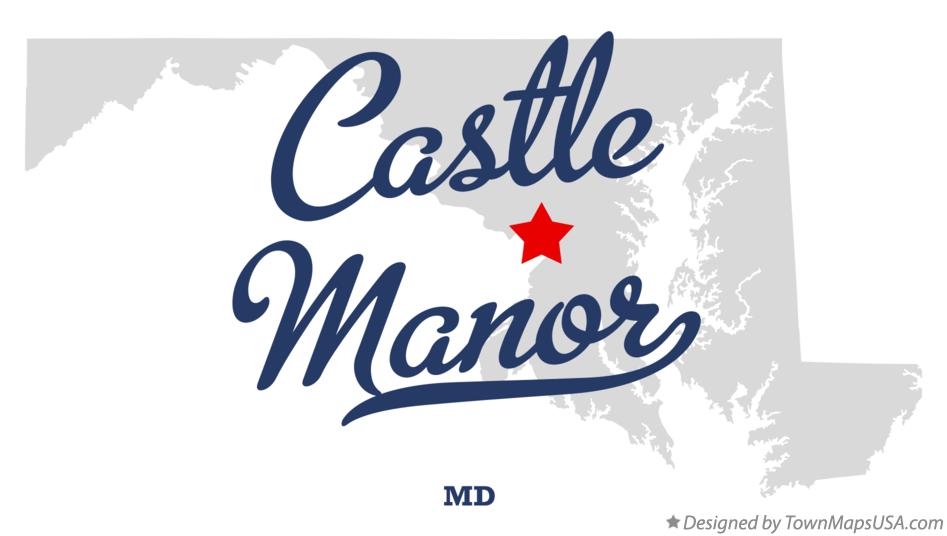 Map of Castle Manor Maryland MD