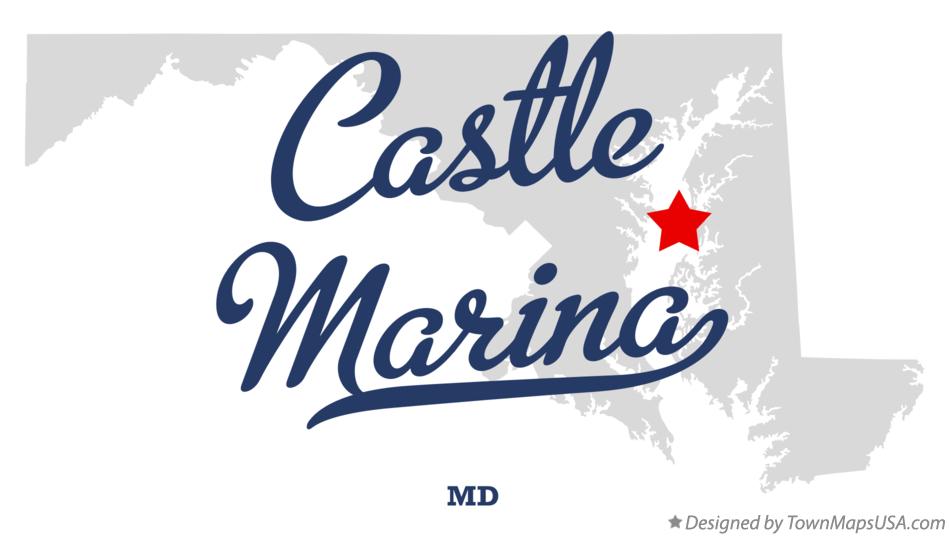 Map of Castle Marina Maryland MD