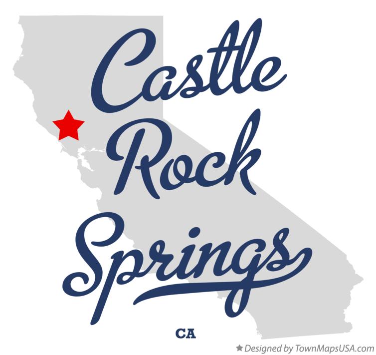 Map of Castle Rock Springs California CA