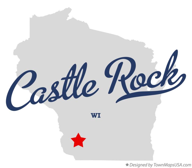 Map of Castle Rock Wisconsin WI
