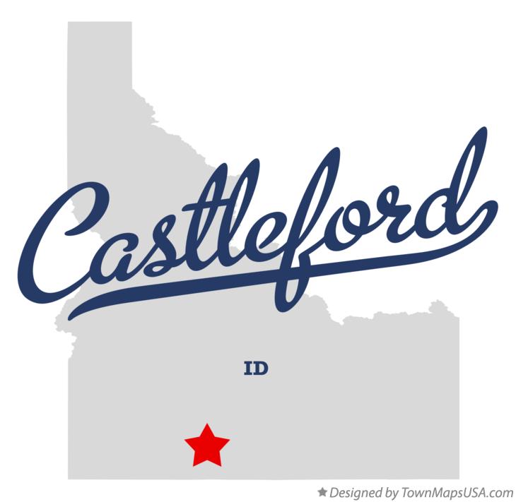 Map of Castleford Idaho ID