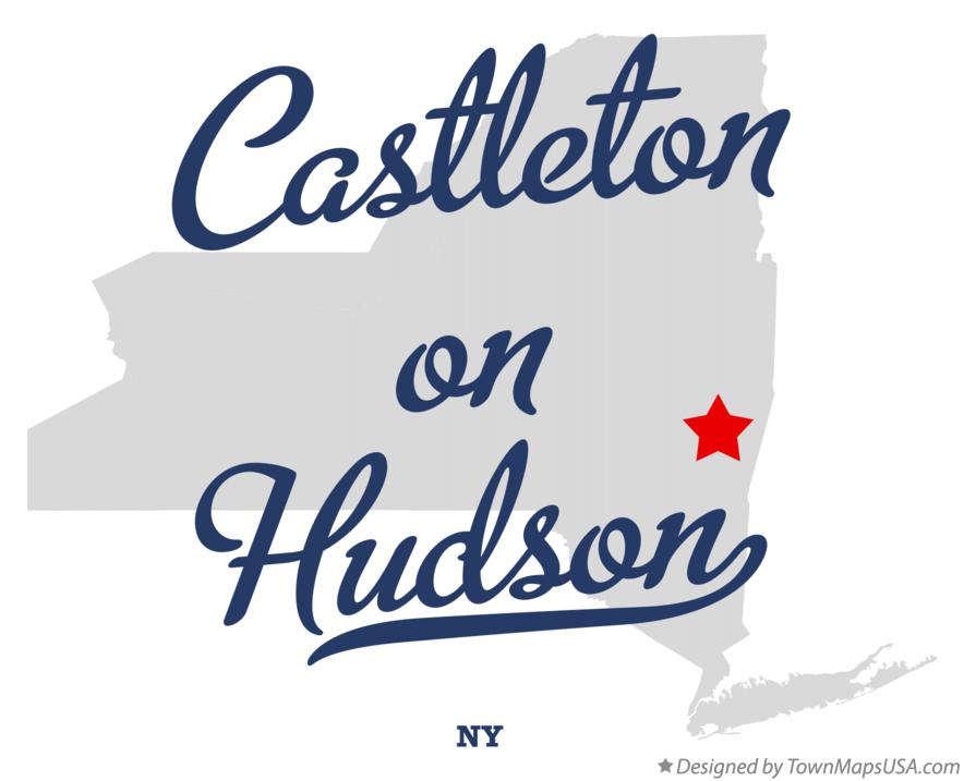 Map of Castleton-on-Hudson New York NY