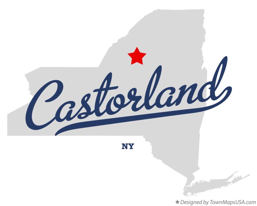 Map of Castorland New York NY