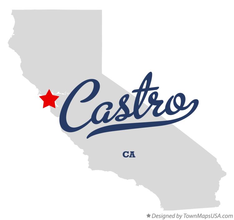 Map of Castro California CA
