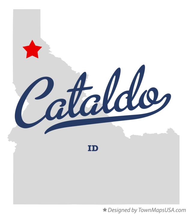 Map of Cataldo Idaho ID