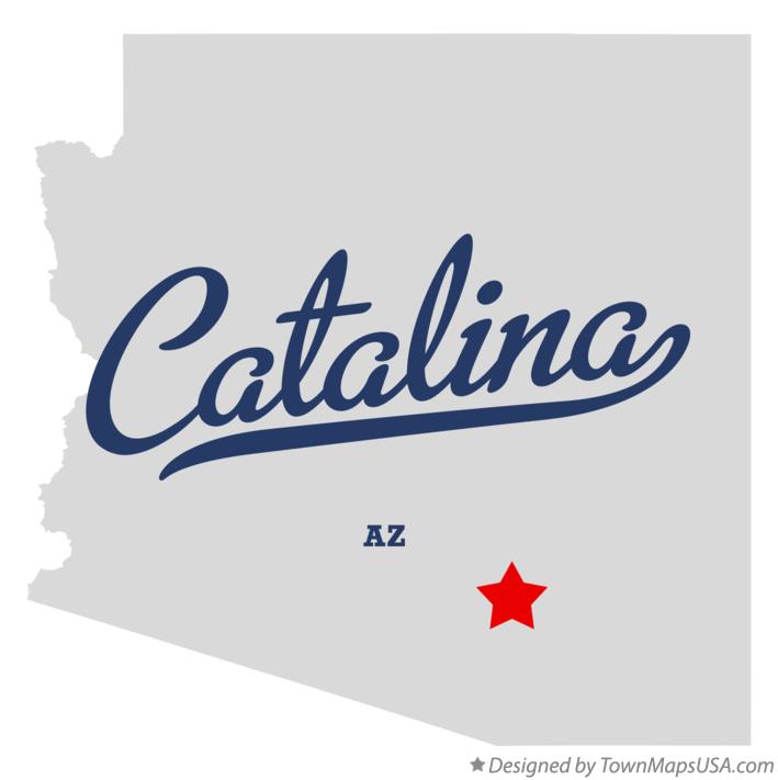 Map of Catalina Arizona AZ