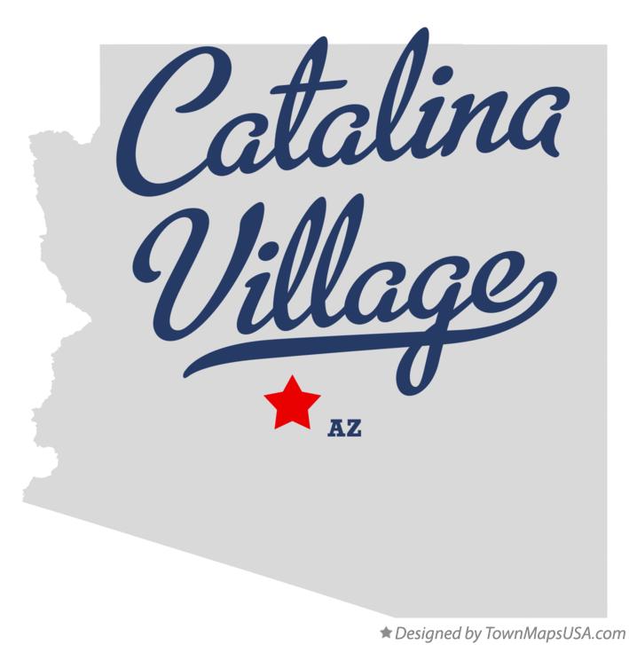 Map of Catalina Village Arizona AZ