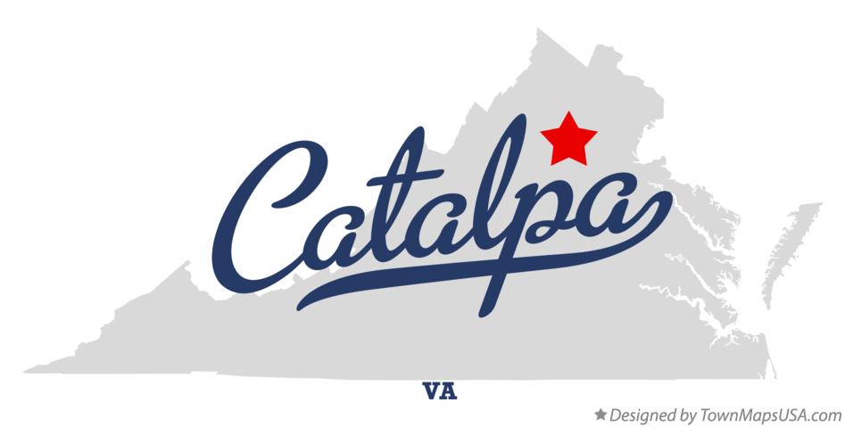 Map of Catalpa Virginia VA