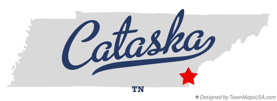 Map of Cataska Tennessee TN