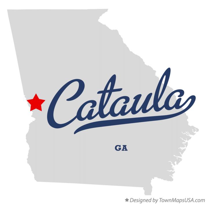 Map of Cataula Georgia GA