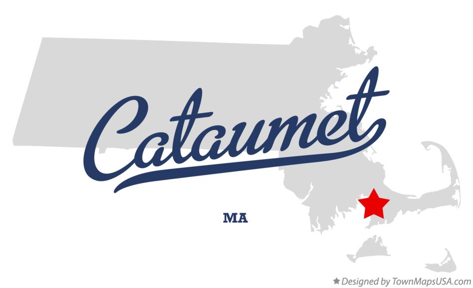 Map of Cataumet Massachusetts MA