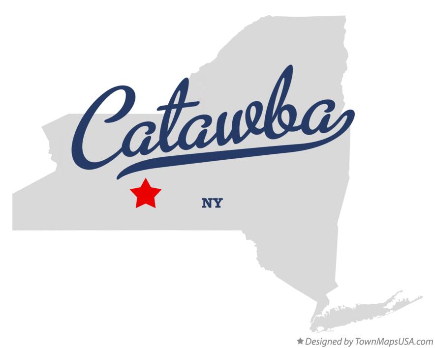 Map of Catawba New York NY