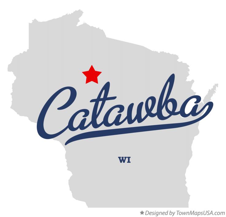 Map of Catawba Wisconsin WI