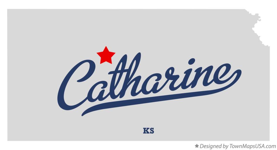 Map of Catharine Kansas KS