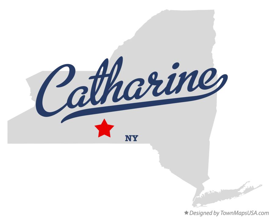 Map of Catharine New York NY